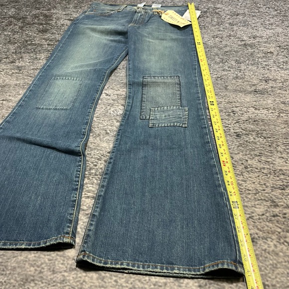 NWT Vintage Lucky Brand Jeans Womens 10 (32x33) Blue Sweet N Low Rise Flare Y2K - Picture 14 of 16